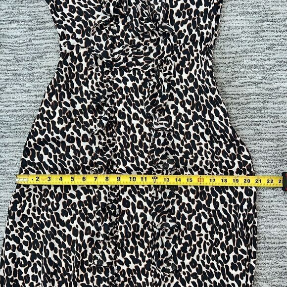 NWT La Double J Long Fancy Dress Leopard in Double Georgette Small - Picture 10 of 16